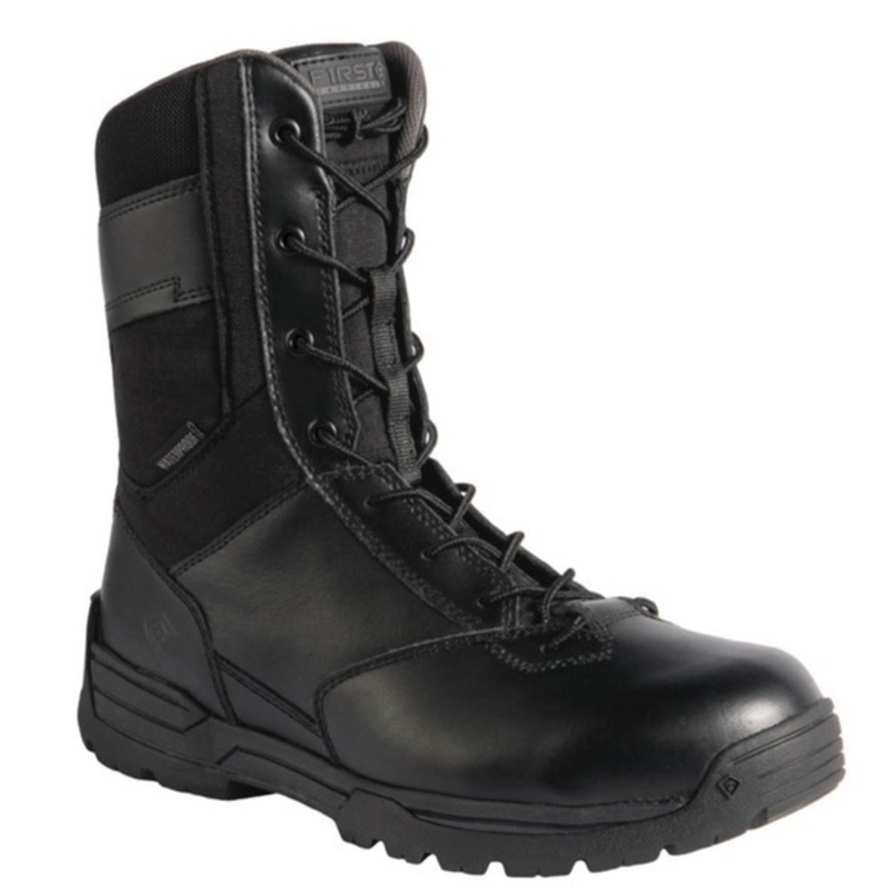 First Tactical Men’s 8” Waterproof Side Zip Duty Boots - Size 11 (NWT) - Picture 14 of 15
